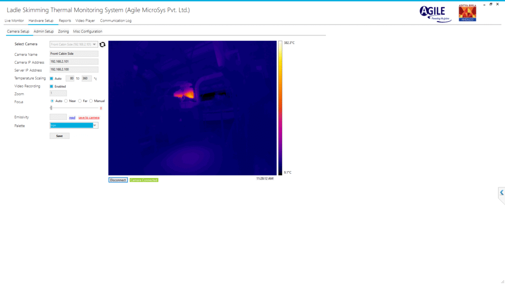 steel plant ladle safety thermal imaging