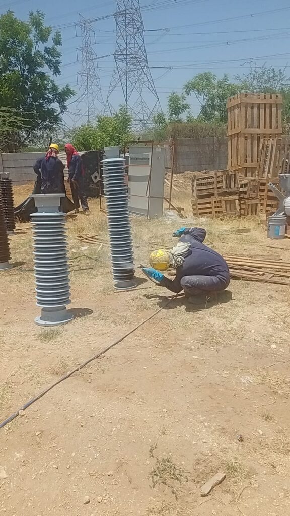 RTV Silicone Coating application on insulators