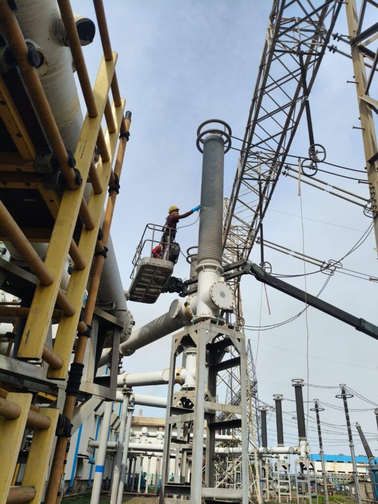 RTV Silicone Coating Project at NTECL Vellur