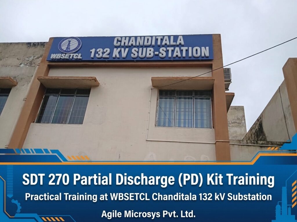 Partial Discharge Testing training using SDT270