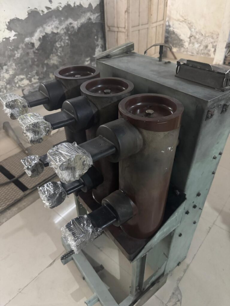 Electrical arcing damage inside HT Panel