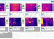Thermal imaging camera detecting hot spots in electrical equipment for predictive maintenance and safety