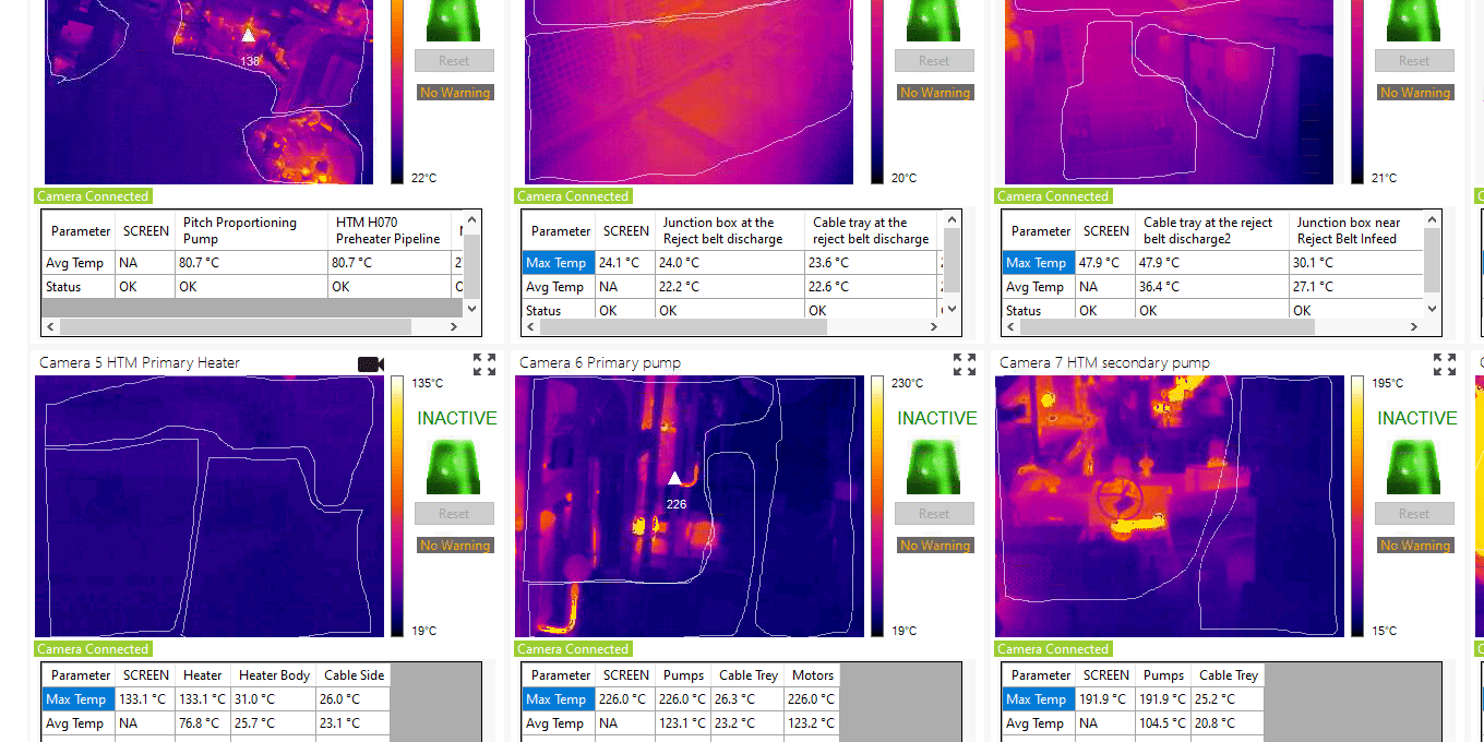 41609161_DESKTOP-TOM770D7122022_15379 Thermal imaging camera detecting hot spots in electrical equipment for predictive maintenance and safety