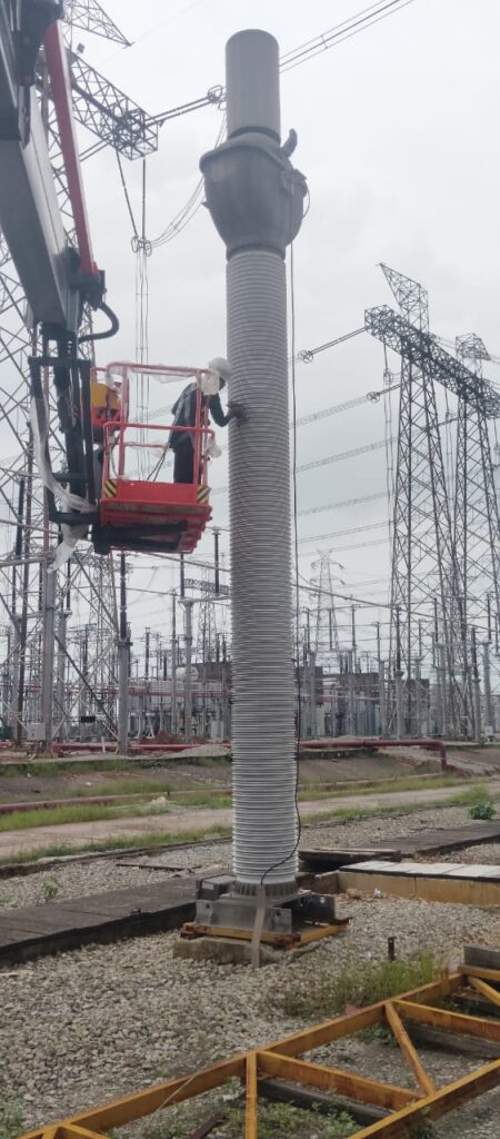 high voltage insulator protection