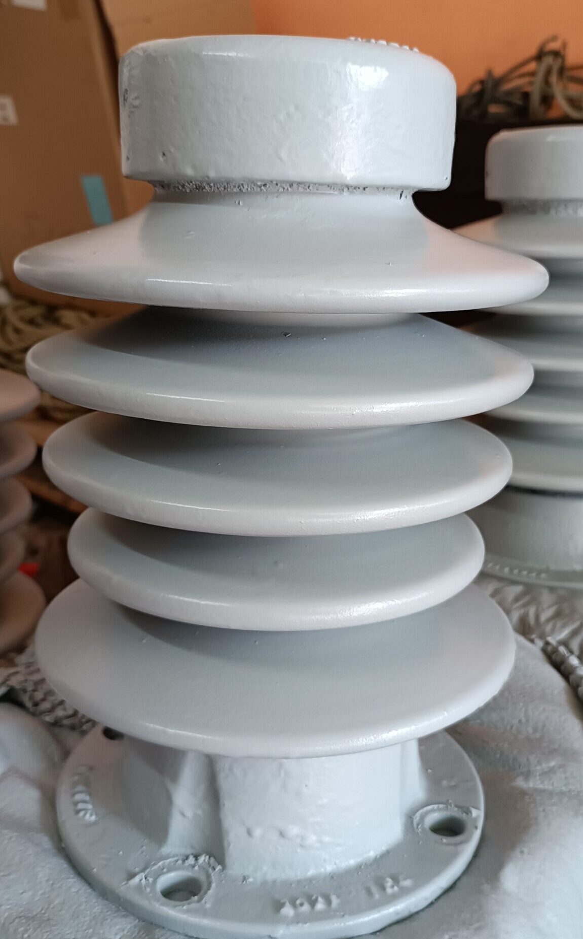 RTV Silicone Coating for Insulators at industrial facility