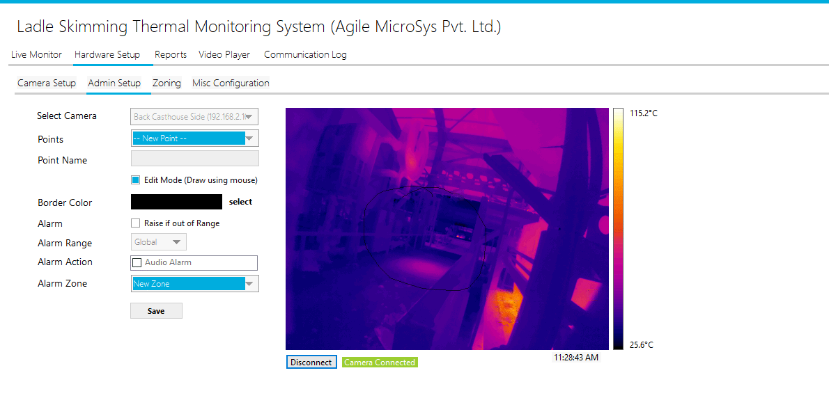refractory hot spot detection steel industry