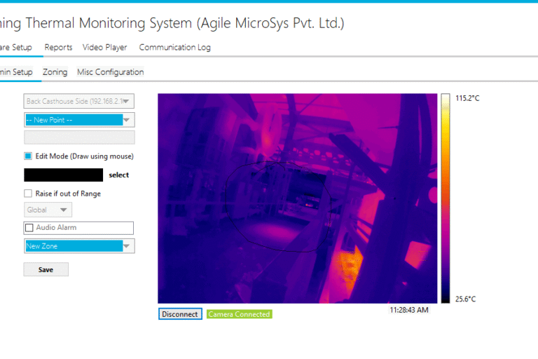 refractory hot spot detection steel industry