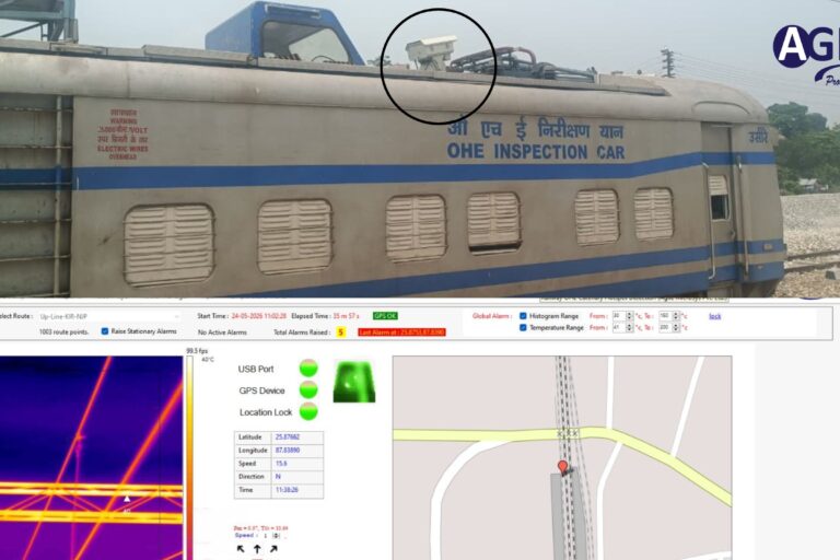OHE hotspot detection using thermal imaging for railway inspection